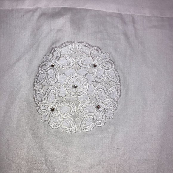 H&J Small Women's Western White Dress Shirt - Picture 9 of 9